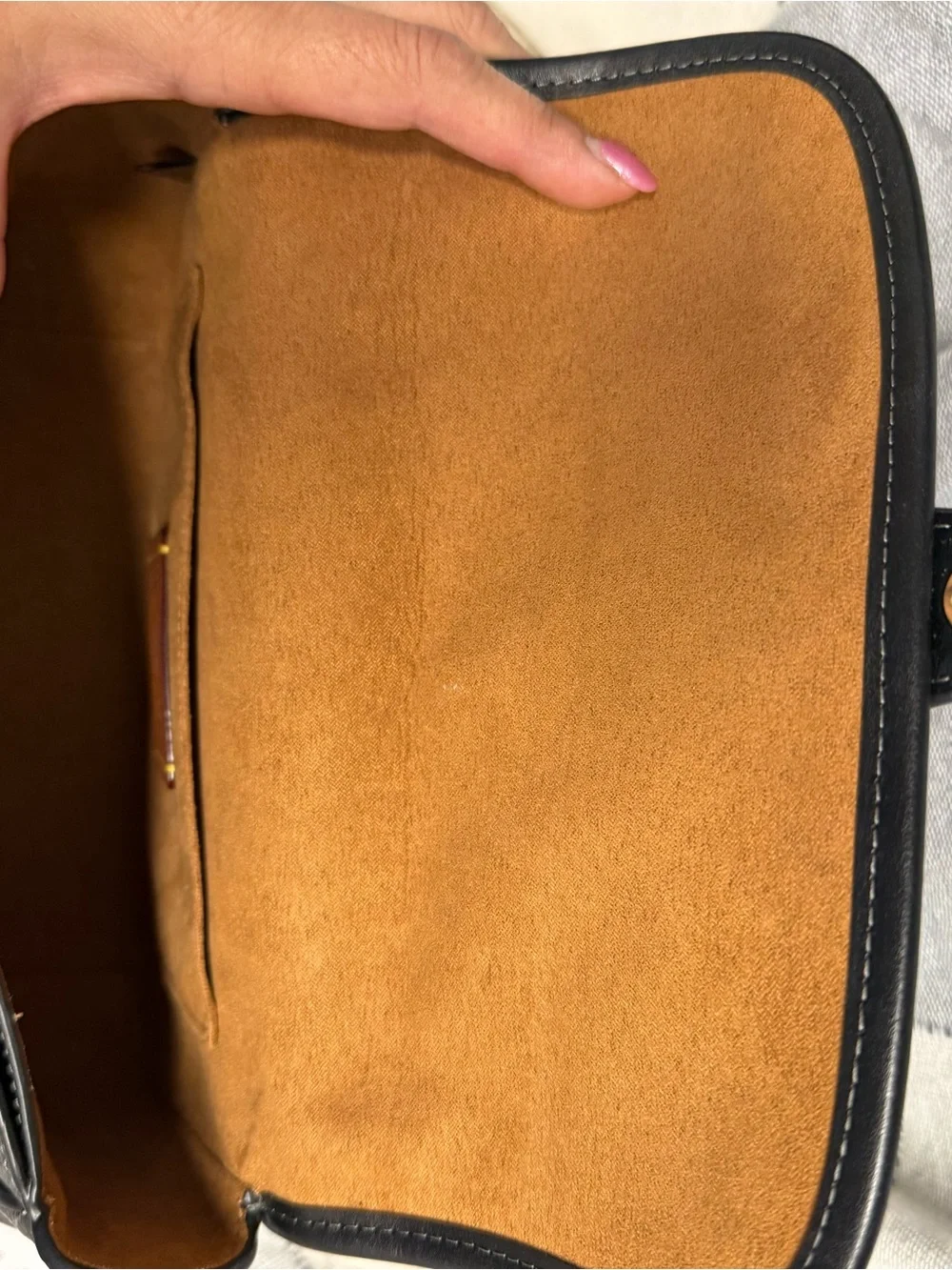 Coach Black Pebbled Leather  Shoulder/crossbody Bag with Gold Hardware